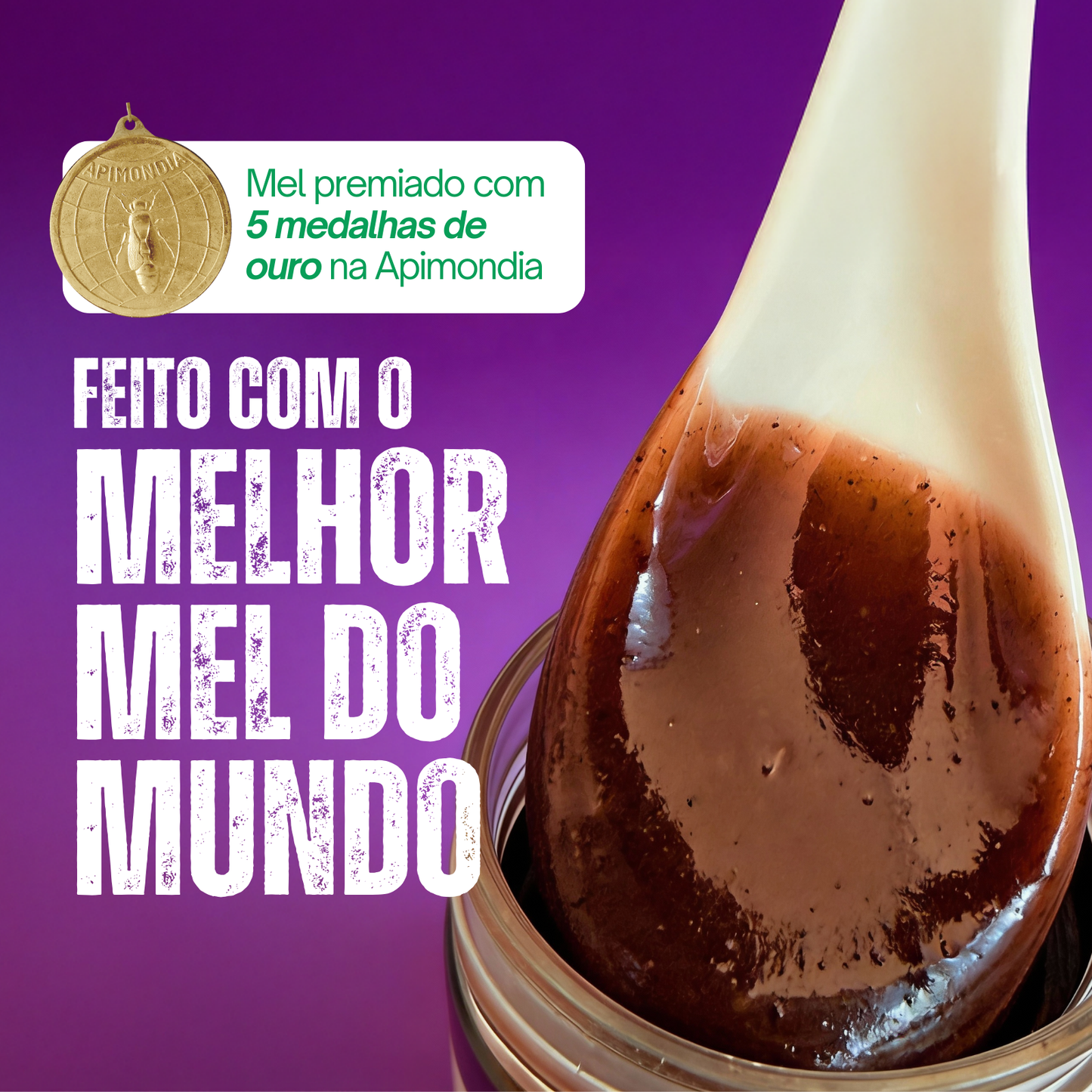 Honey+Fruits Mel com Banana, açai e limão 250g