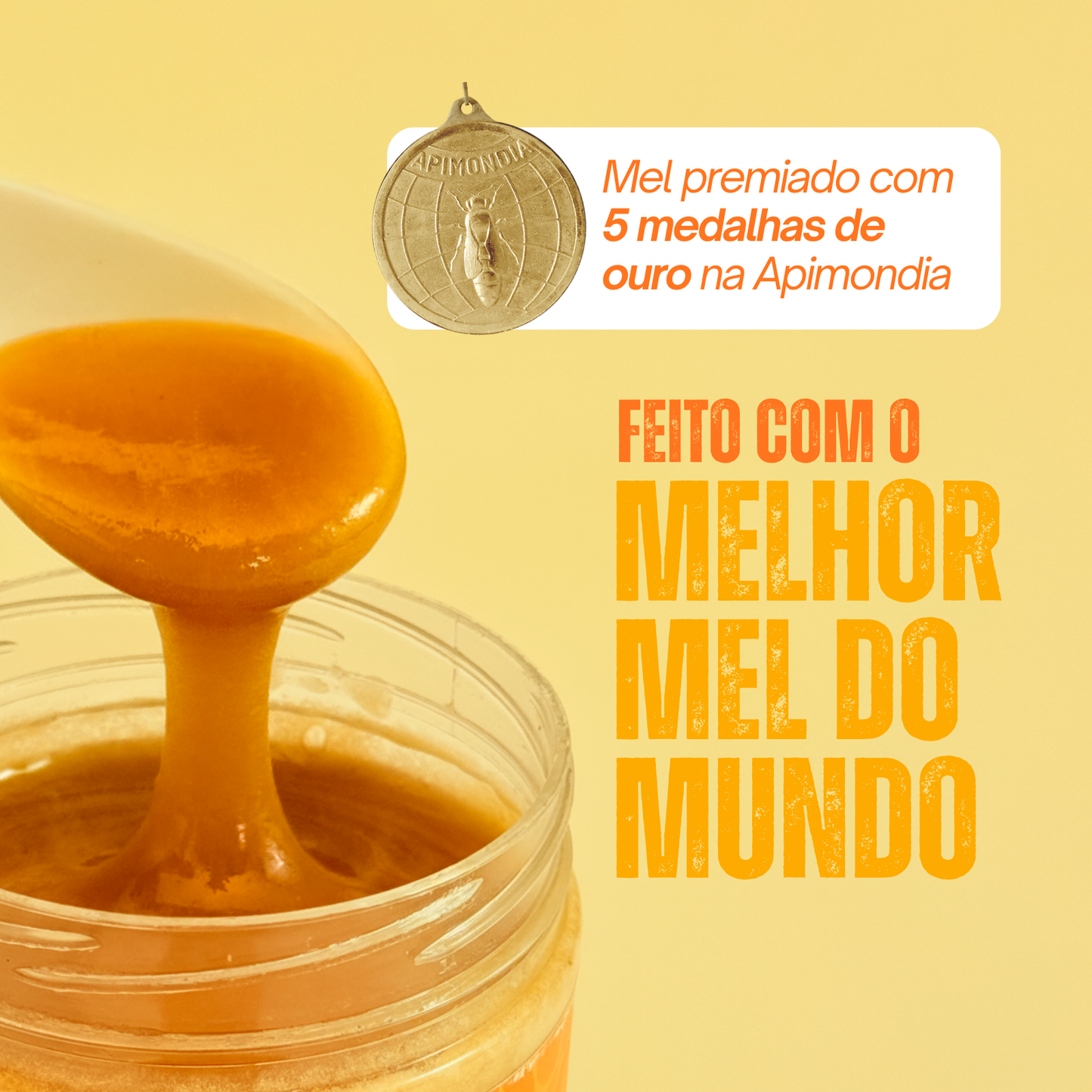 Honey+Fruits Mel com Maracujá 250g
