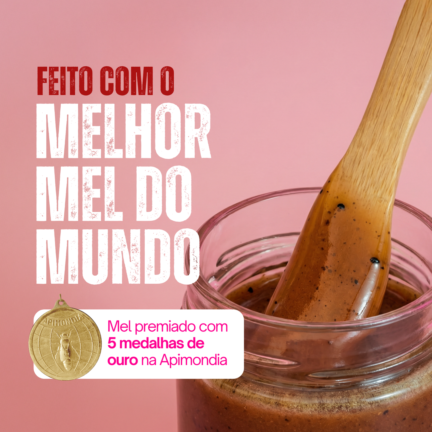 Honey+Fruits Mel com Pitaia e Framboesa 250g
