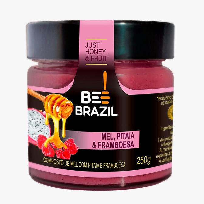 Honey+Fruits Mel com Pitaia e Framboesa 250g