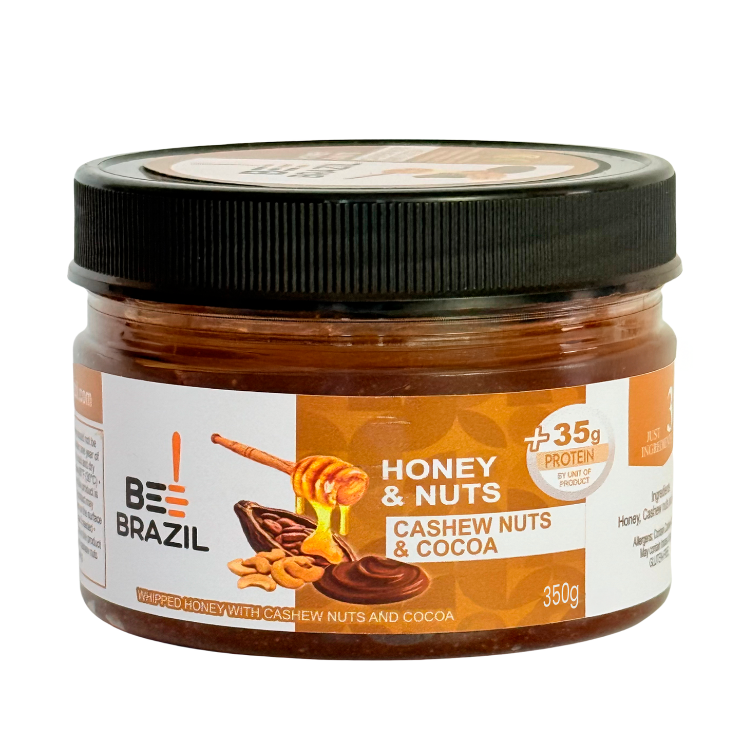 Honey+Nuts - Castanha de Caju e Cacau 350g