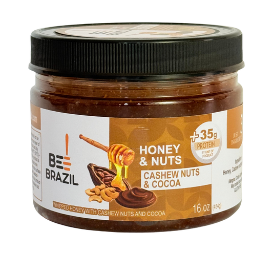 Honey+Nuts - Castanha de Caju e Cacau 330g