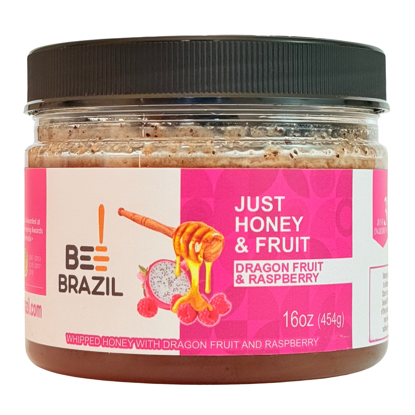 Honey+Fruits Mel com Pitaia e Framboesa 250g