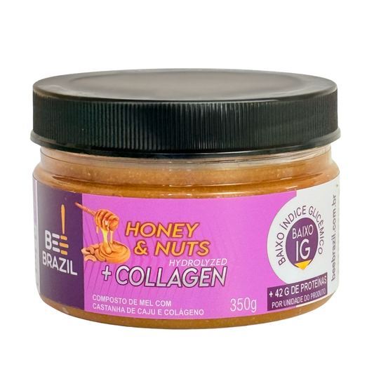 Honey+Nuts - Castanha de Caju + Colageno 330g