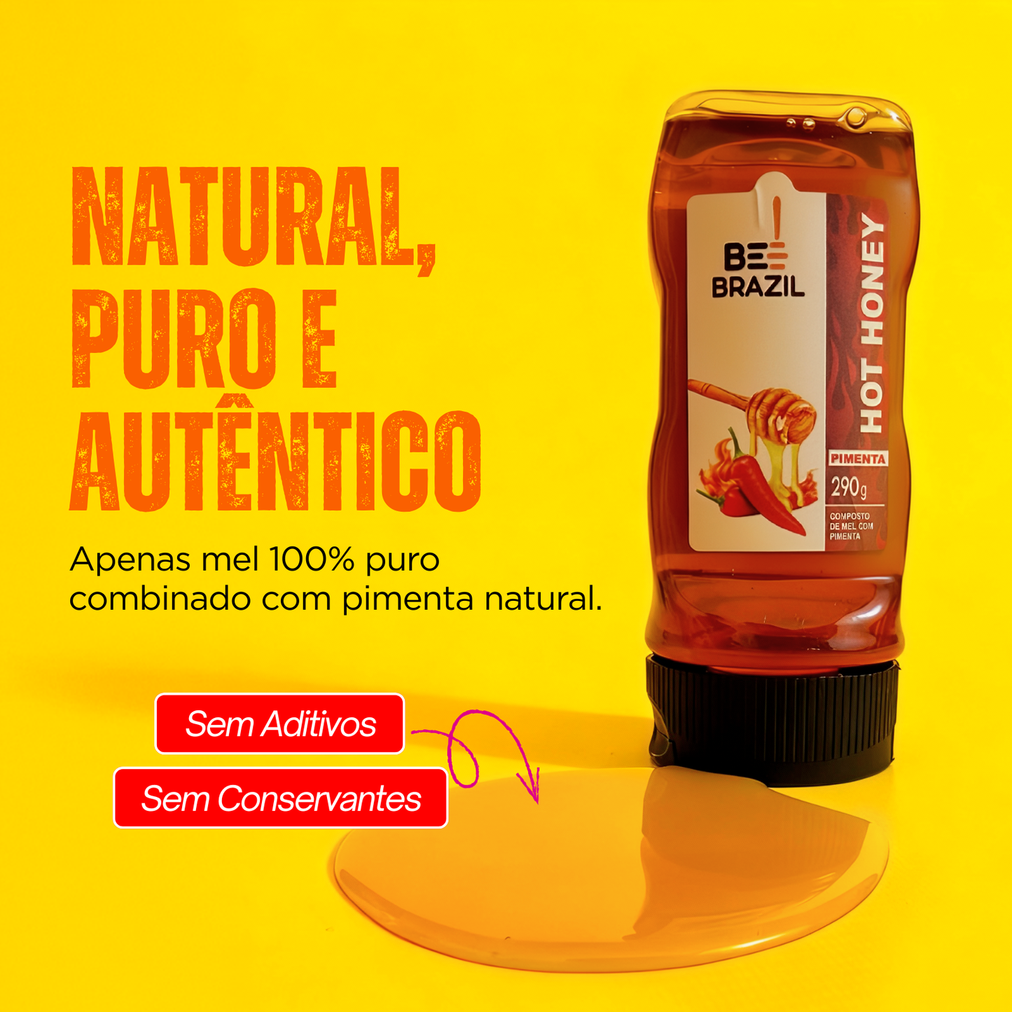 Hot Honey - Mel e Pimenta 290g