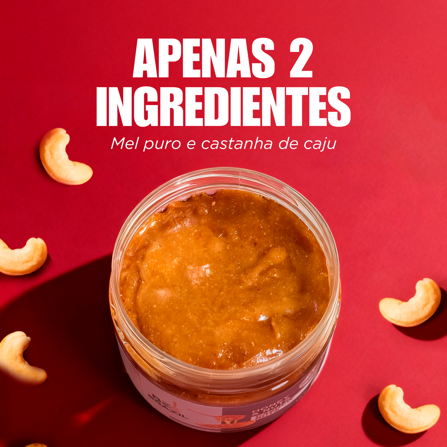 Honey+Nuts - Castanha de Caju 350g
