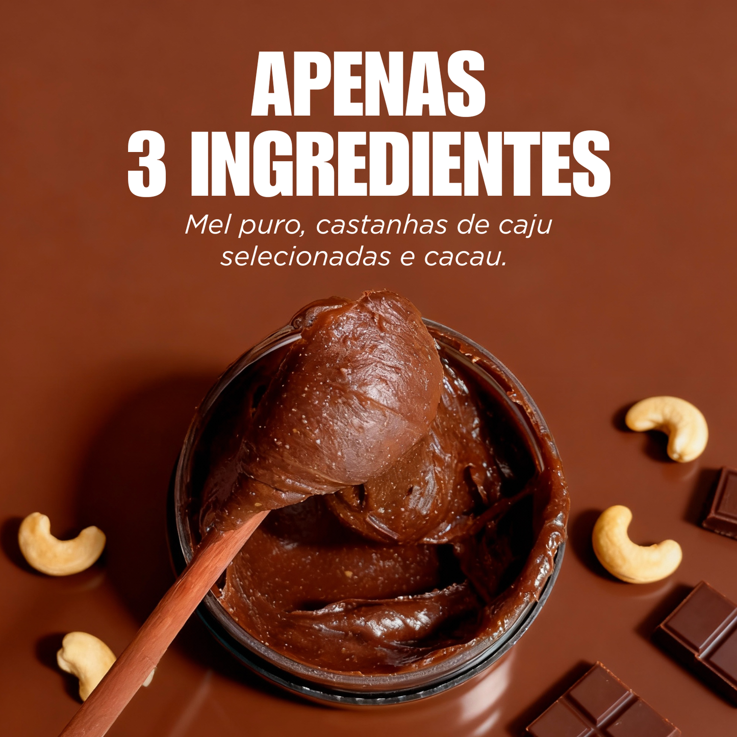 Honey+Nuts - Castanha de Caju e Cacau 350g