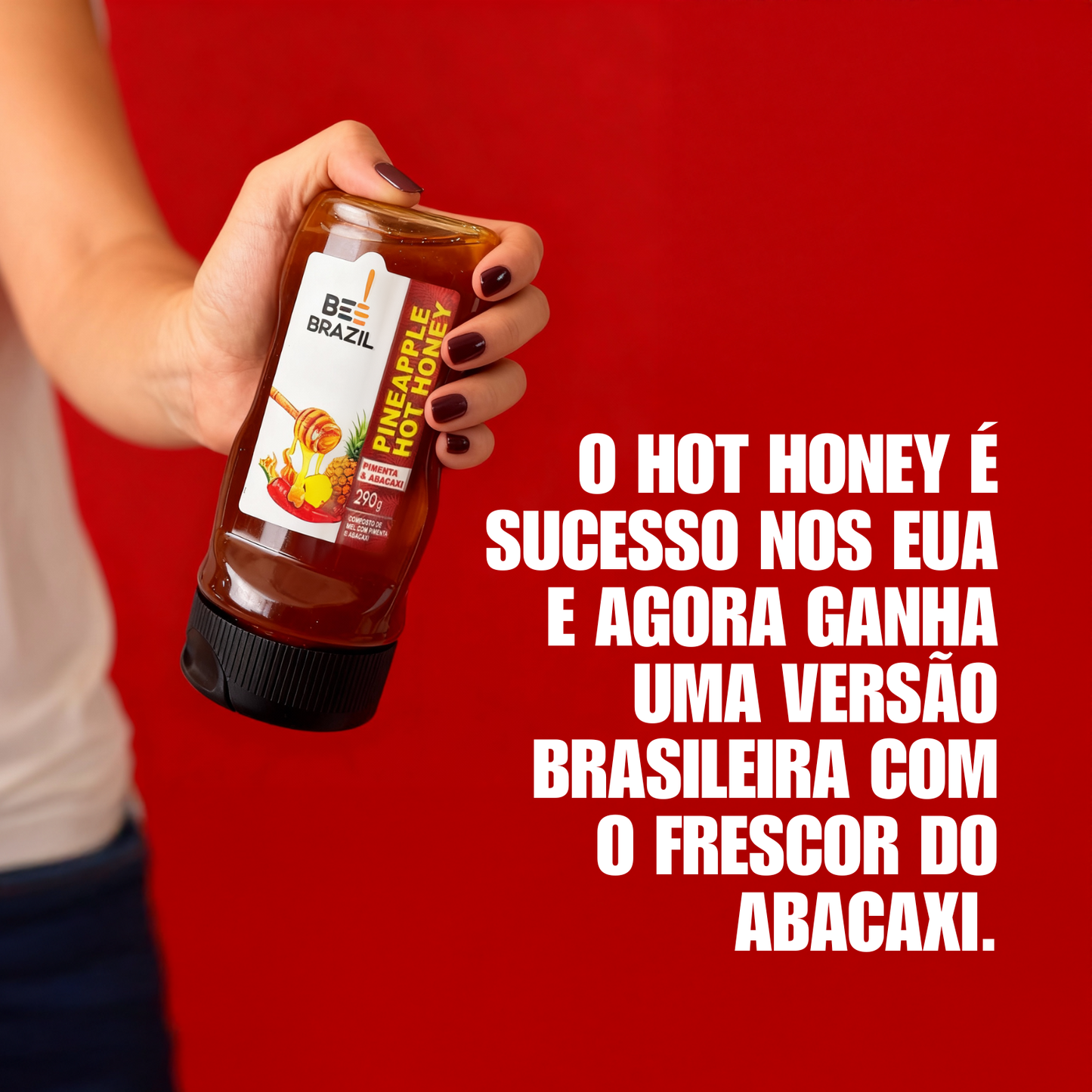 Hot Honey - Mel e Pimenta e Abacaxi 290g
