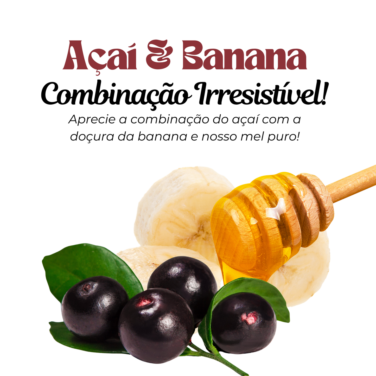 Mel com Banana e Açaí  250g