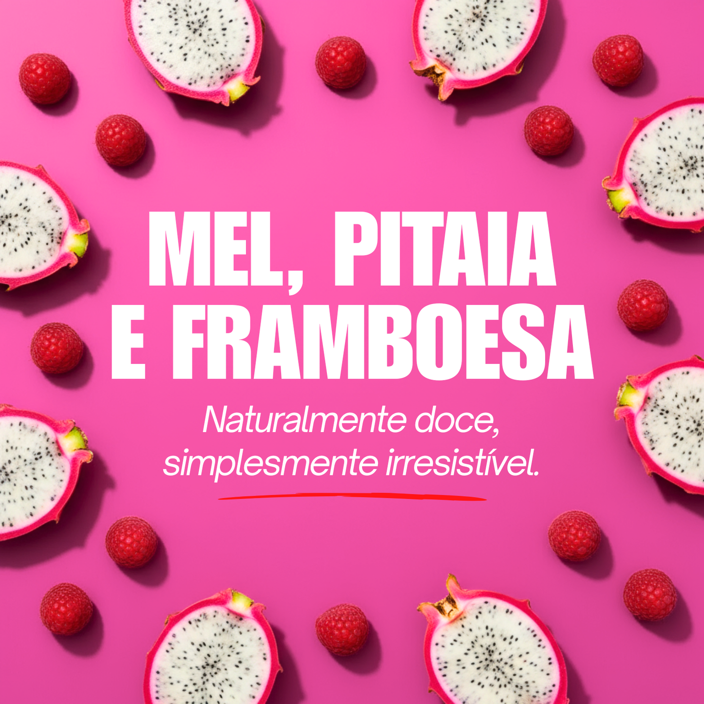 Honey+Fruits Mel com Pitaia e Framboesa 250g
