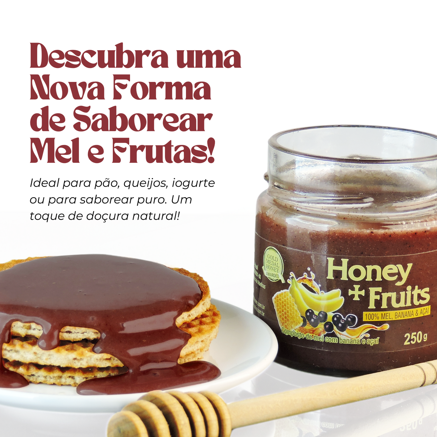 Mel com Banana e Açaí  250g
