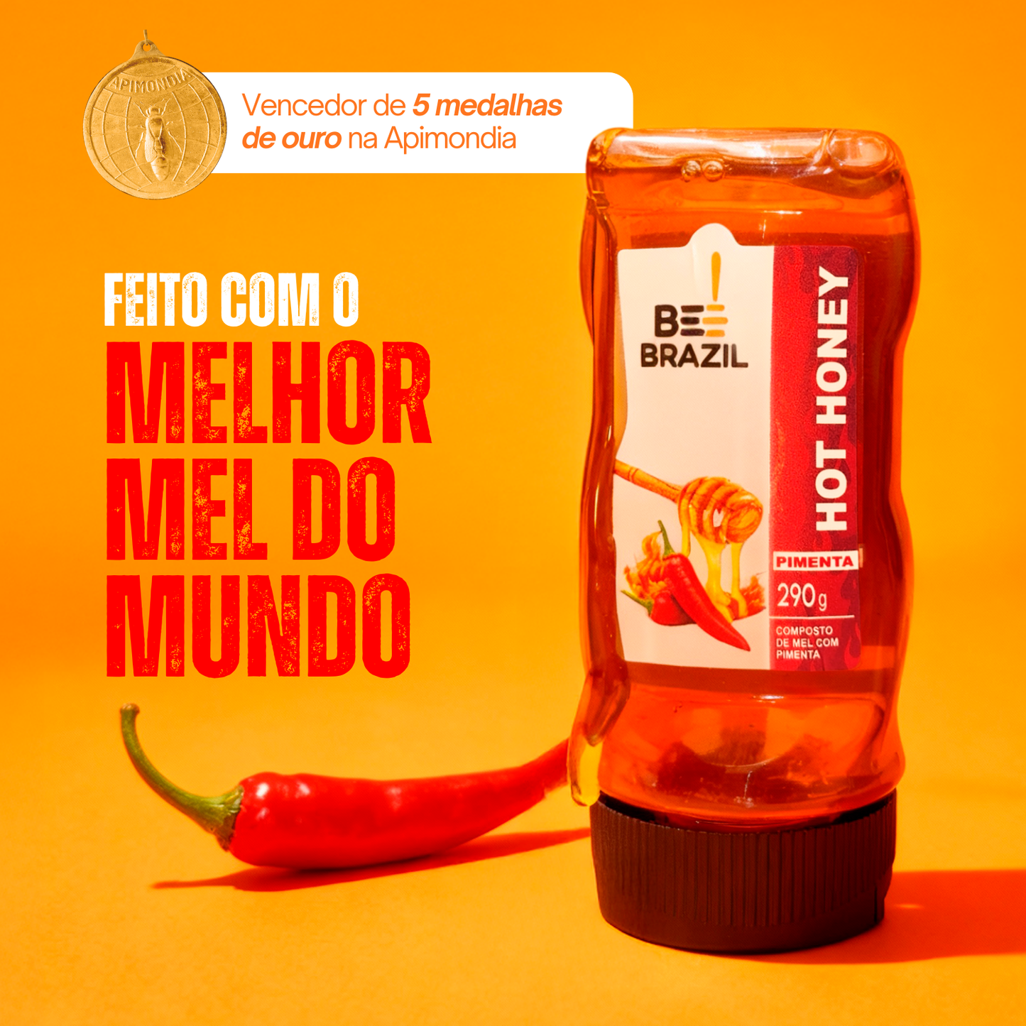 Hot Honey - Mel e Pimenta 290g