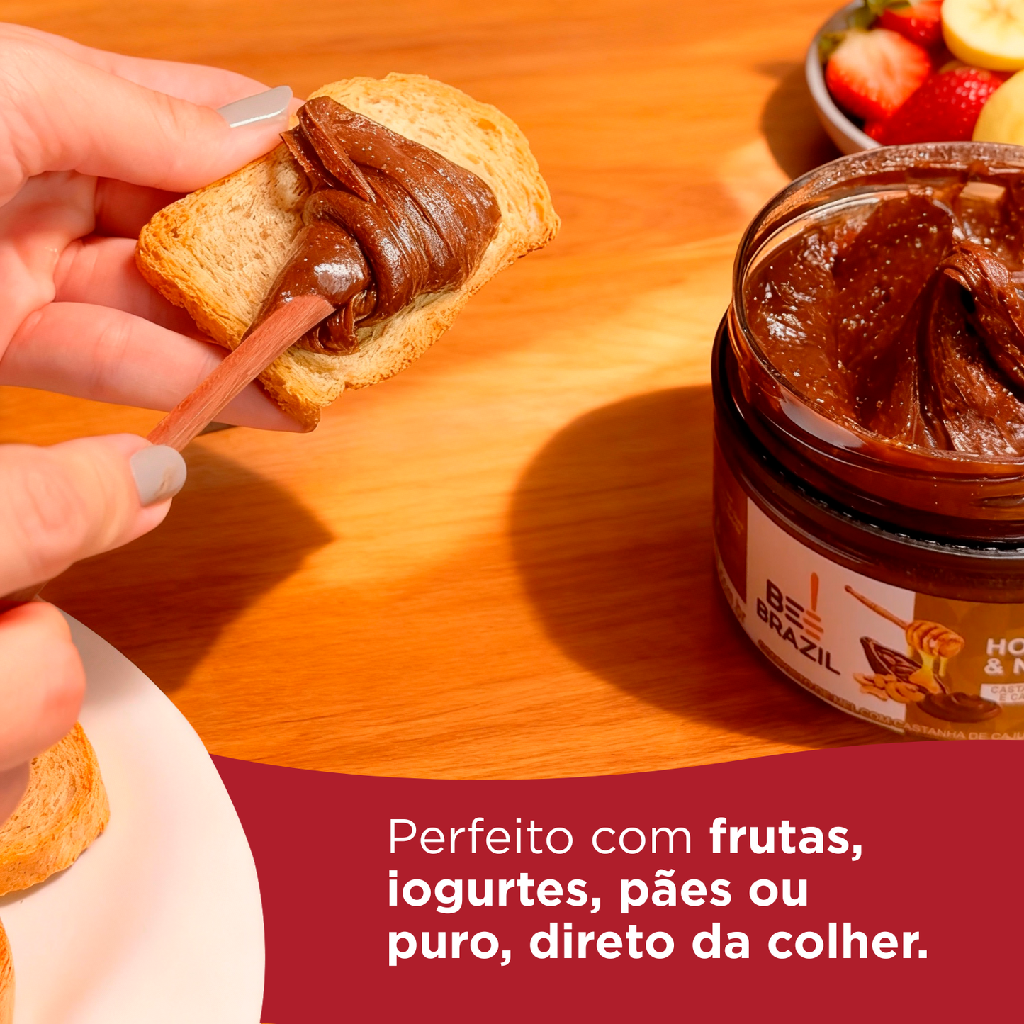 Honey+Nuts - Castanha de Caju e Cacau 350g