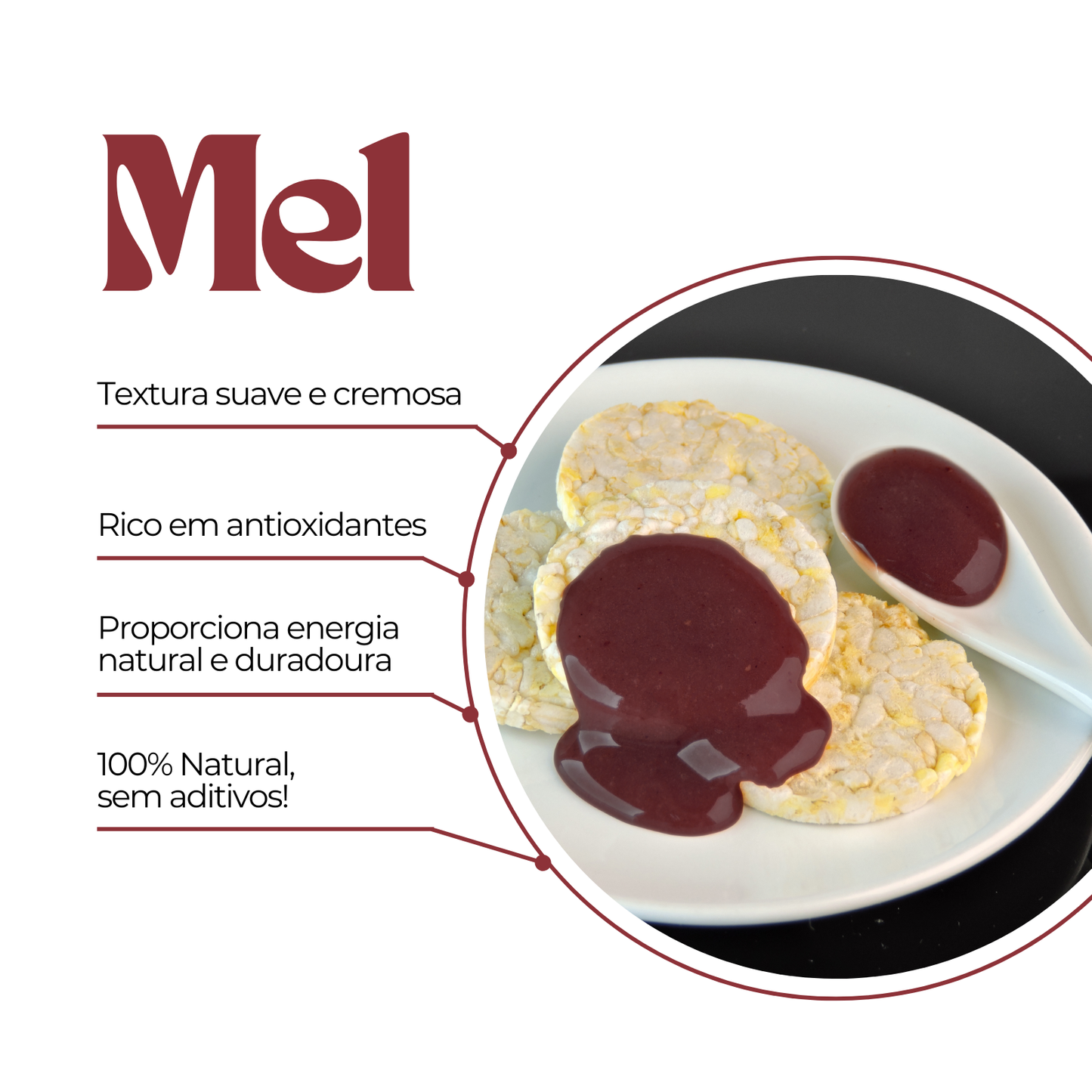 Mel com Banana e Açaí  250g