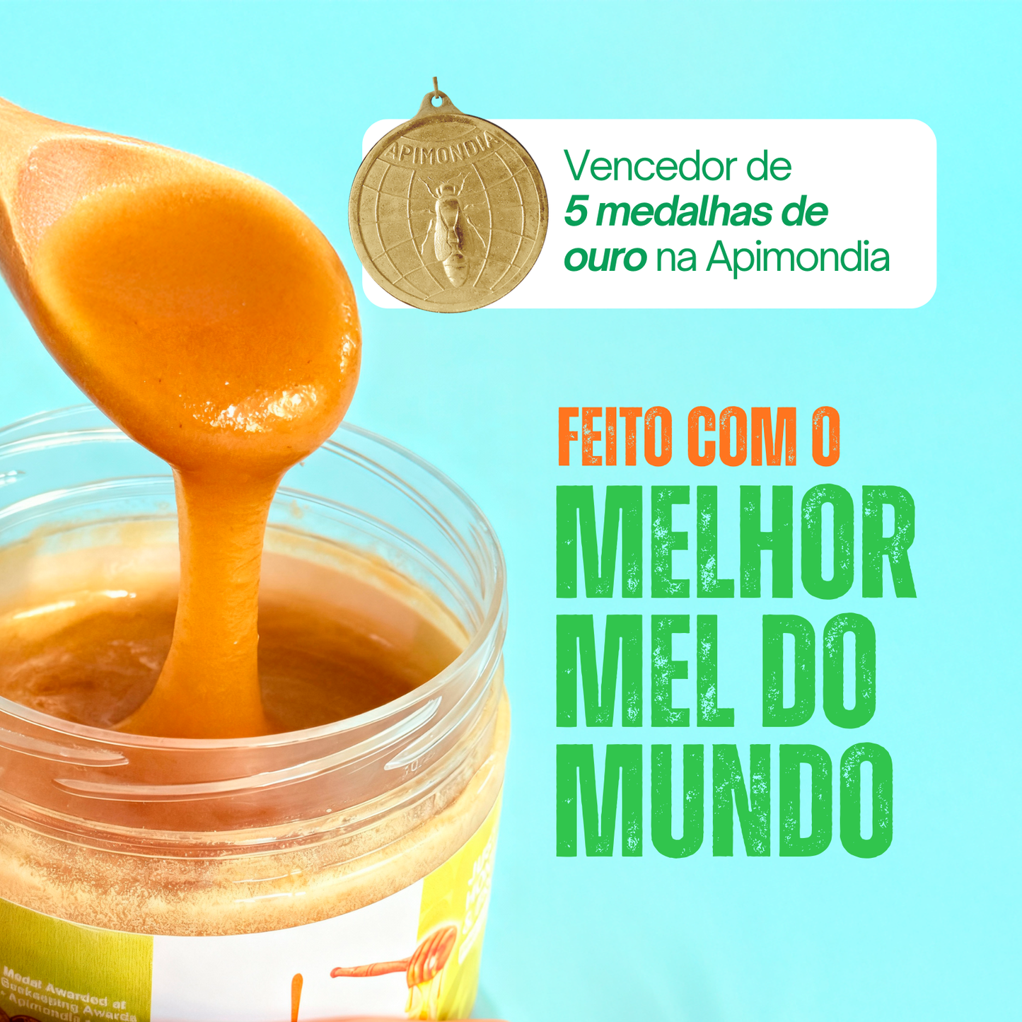 Honey+Fruits Mel com Abacaxi 250g