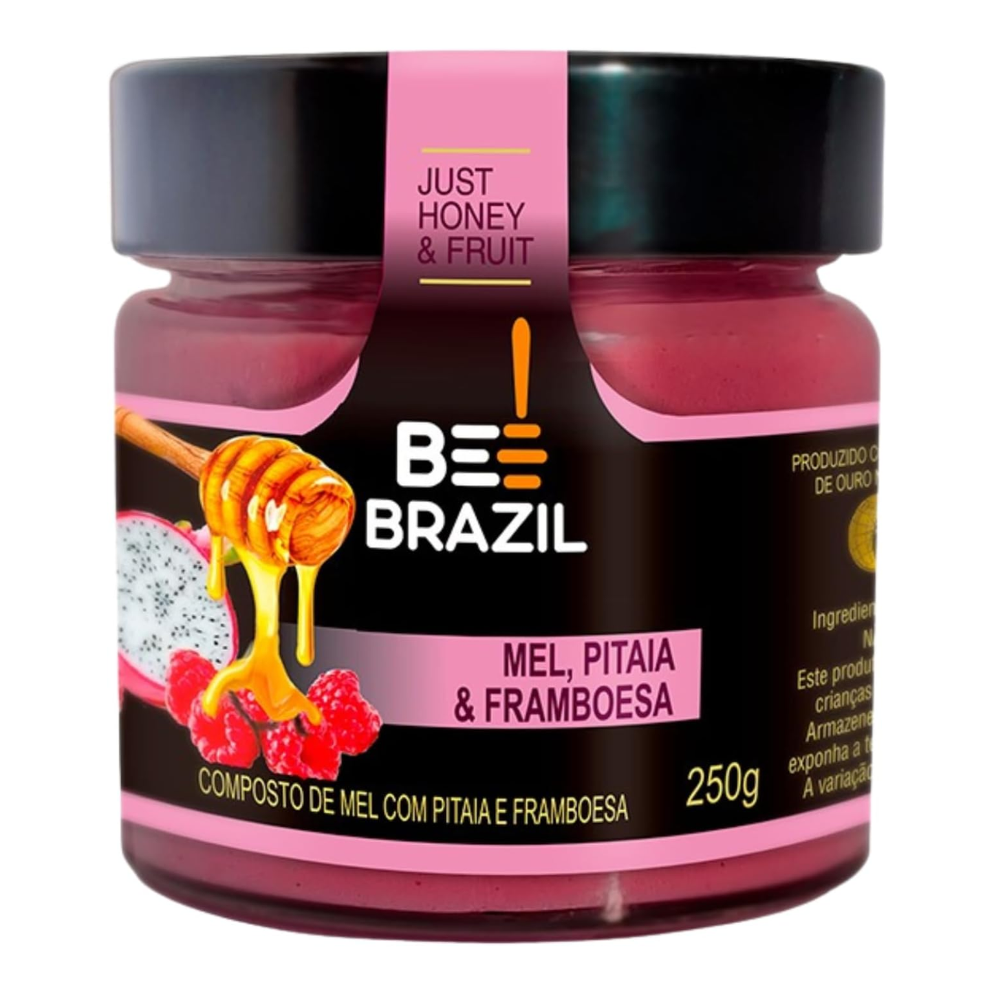 Honey+Fruits Mel com Pitaia e Framboesa 250g