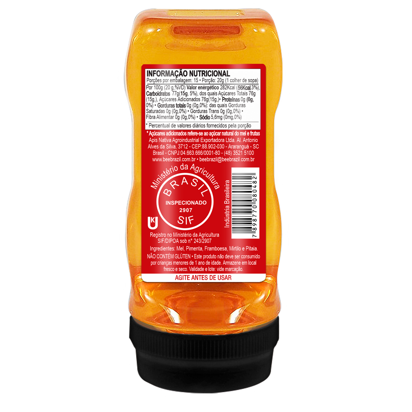 Hot Honey - Frutas Vermelhas 290g